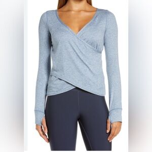 ZELLA 
Restore Soft Wrap T-Shirt in Blue